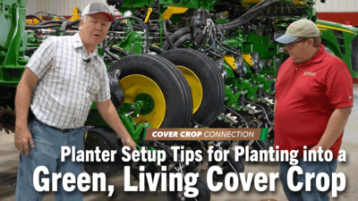 Planter Setup Tips for Planting into a Green, Living Cover Crop